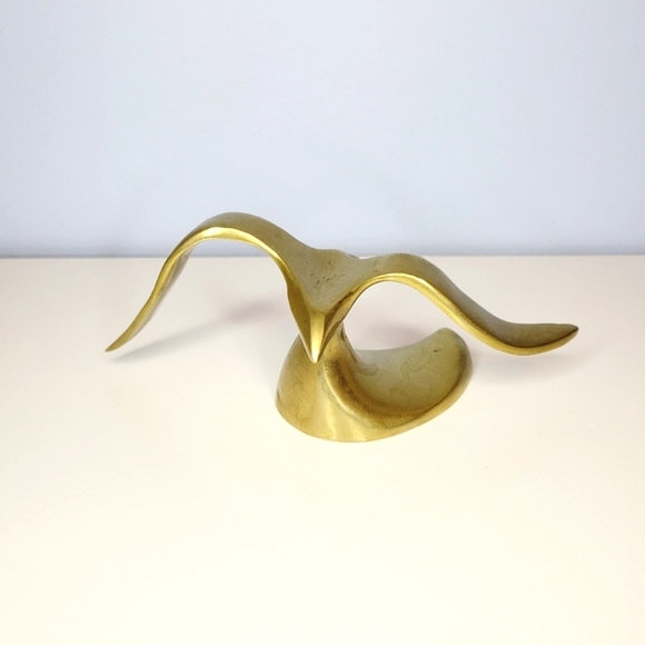 Solid Brass 7" Seagull Vintage Made in Tiawan - Picture 2 of 10